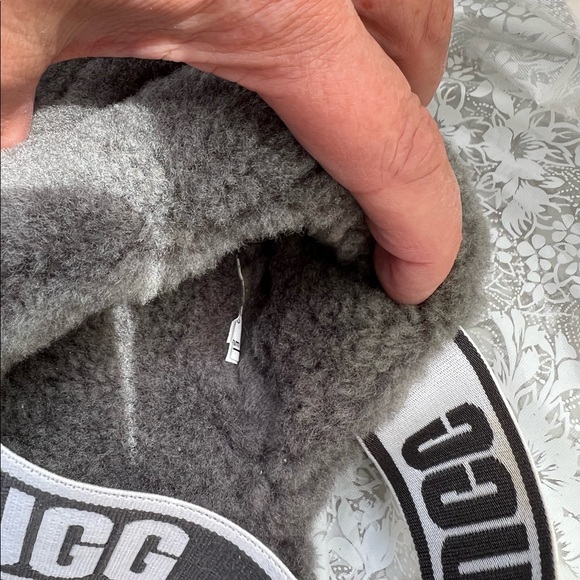 UGG Fluff Yeah Slide Charcoal size 8 - Picture 10 of 16